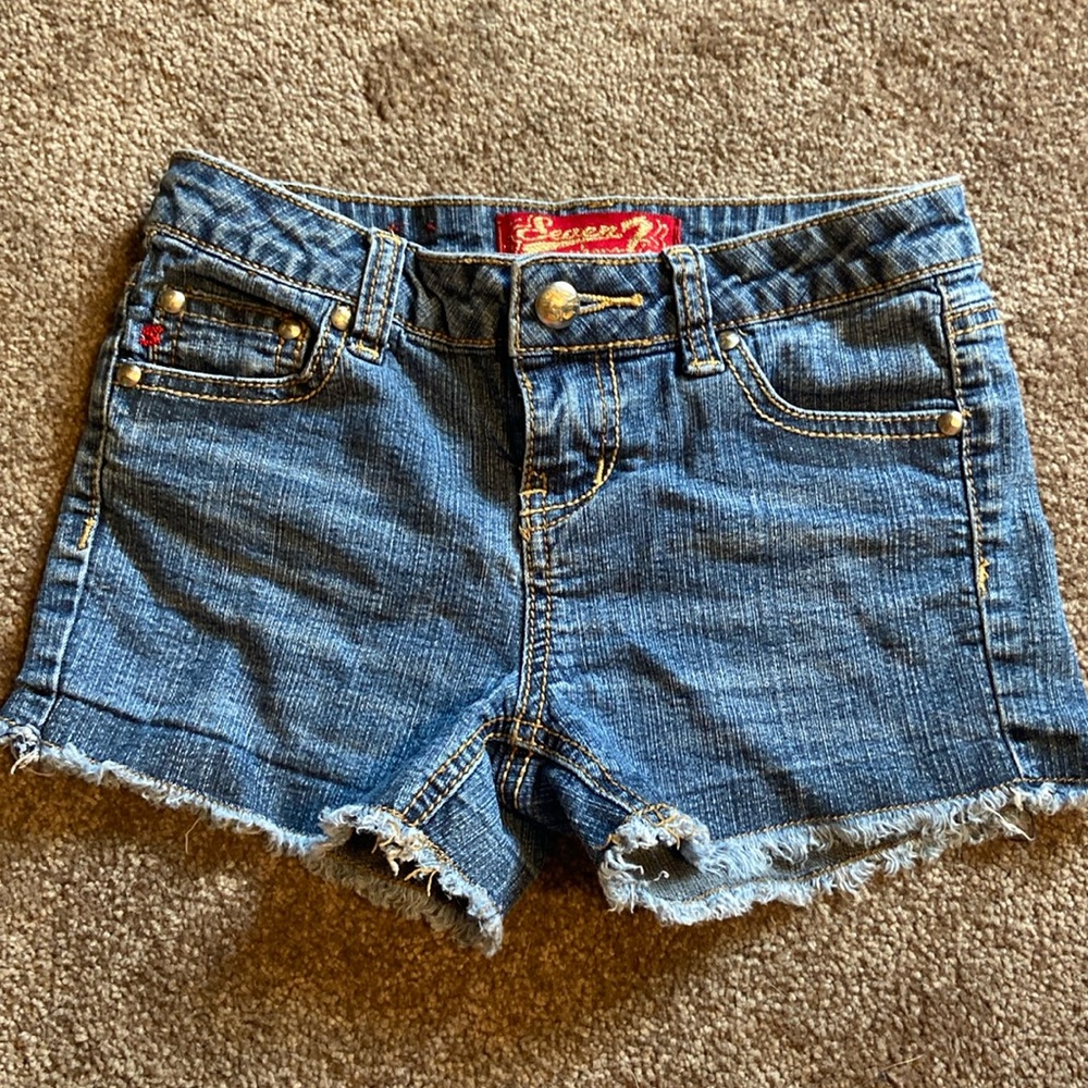 Seven7 Girls Size 8  Denim Jean  Shorts
